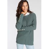 Laura Scott Strickpullover, mit Zierknöpfen