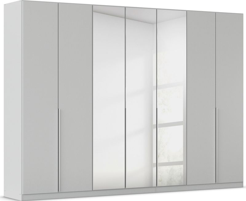 rauch Drehtürenschrank »Kleiderschrank Schrank Garderobe AGORDO mit Dekor- oder Hochglanzfront«, (in zwei Griff-Farben), durchdachte Innenausstattung, in 6 Breiten und 2 Höhen MADE IN GERMANY