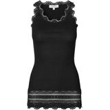 rosemunde Tanktop »Benita Silk Top Camisole«, mit Vintage-Spitze am Ausschnitt, breite elastische Spitze am Saum