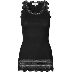 rosemunde Tanktop »Benita Silk Top Camisole«, mit Vintage-Spitze am Ausschnitt, breite elastische Spitze am Saum