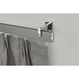GARESA Innenlaufschiene »FLAT«, 1 läufig-läufig, Wunschmaßlänge, Rechteckprofil, Wandmontage, perfekter Lauf, modern, verlängerbar