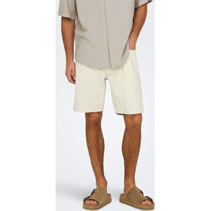 ONLY & SONS Shorts »ONSEDGE ECRU 2044 PIM DNM SHORTS«