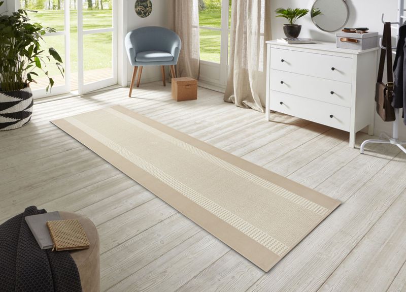 HANSE Home Teppich »Band«, rechteckig, 9 mm Höhe, Kurzflor, weich, Läufer Größen, Wohnzimmer, Schlafzimmer, Esszimmer