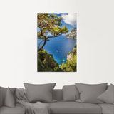 Artland Wandbild »Punta de Masullo, Insel Capri, Italien«, Meer Bilder, (1 St.), als Alubild, Outdoorbild, Leinwandbild, Poster, Wandaufkleber