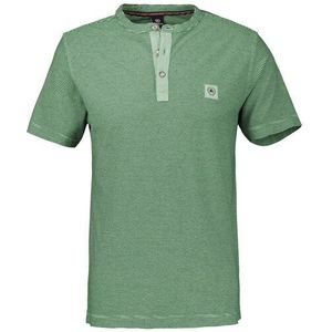 LERROS Kurzarmshirt, mit Logostickerei an der Brust