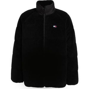 Tommy Jeans Fleecejacke »TJM POLY TEDDY PUFFER EXT«, besticktes Markenlogo auf Brusthöhe