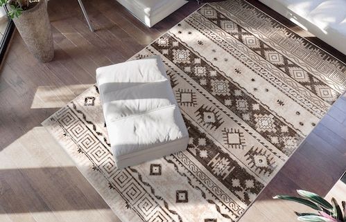 me gusta Teppich »Ariya 325«, rechteckig, 6 mm Höhe, Flachflor, gekettelt, Wohnzimmer