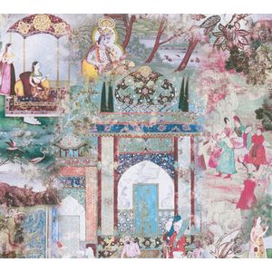 A.S. Création Vliestapete »Dream Flowery«, Ethnomuster-abstrakt-minimalistisch, Vintage Tapete Orientalisch Tapeten Wohnzimmer Schlafzimmer Küche Flur