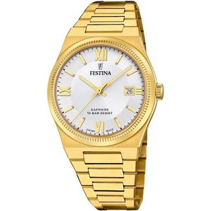 Festina Quarzuhr, Armbanduhr, Damenuhr, Herrenuhr, Swiss Made, Edelstahlarmband, Datum