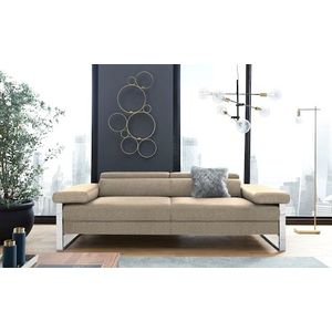 W.SCHILLIG 2-Sitzer »finn«, German Design Award 2016, Fußgestell Chrom glänzend, Breite 230 cm