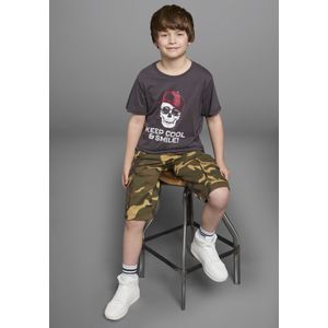 KIDSWORLD T-Shirt »Mit Sprüche-Print: KEEP COOL...«, kurzärmelig, basic geschnitten, Rundhalsausschnitt, aus Baumwolle