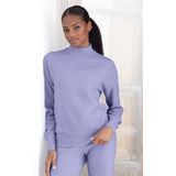 LASCANA Strickpullover, mit Stehkragen und Rippbündchen, Loungewear