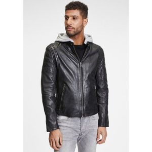 Mauritius Lederjacke »Rylo LAKEV«, mit Kapuze