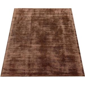 Paco Home Teppich »Glori 330«, rechteckig, 9 mm Höhe, Handweb, Kurzflor, 100% Viskose, handgewebt, mit leichtem Schimmer