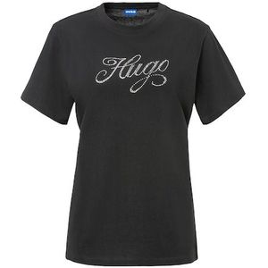 HUGO Blue T-Shirt »Vintage Tee«, mit Print