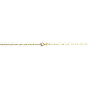 Firetti Collierkettchen »Schmuck Geschenk Gold 333 oder 585 Halskette Ankerkette diamantiert«, Made in Germany