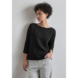 STREET ONE 3/4-Arm-Shirt, mit feiner Struktur
