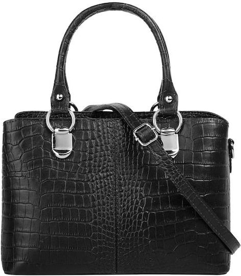 Cluty Umhängetasche, echt Leder, Made in Italy