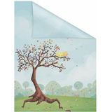 LICHTBLICK ORIGINAL Fensterfolie »Märchenbaum«, 1 St., blickdicht, strukturiertKlebepunkte, selbstklebend, Sichtschutz