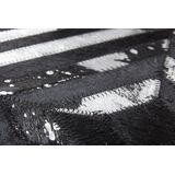 Kayoom Teppich »Spark 410«, rechteckig, 8 mm Höhe, 100% Leder, Unikat, fusselarm, Allergiker & Fußbodenheizung geeignet