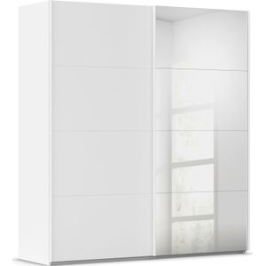 rauch Schwebetürenschrank »Kleiderschrank Schrank Garderobe Schlafzimmerschrank EVELYN«, in elegantem Stil mit Spiegel 5 Breiten viel Stauraum MADE IN GERMANY