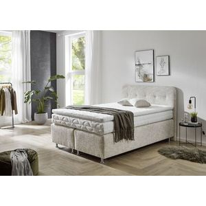 Westfalia Schlafkomfort Boxspringbett »Sapporo«, Inkl. Zierkissen, wählbar in H2, H3 & H4