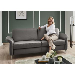 Die PlanBar 3-Sitzer »PN-EM23187, ohne Kopfstützen«, (Breite 208 cm), Leder, mit Federkern für einen hohen Sitzkomfort