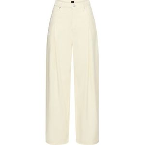 BOSS ORANGE Loose-fit-Jeans »Slouchy Pleated Mid Rise Premium Damenmode«, (BOSS ORANGE DENIM), mit Bundfalten