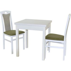 HOFMANN LIVING AND MORE Essgruppe »3tlg. Tischgruppe«, (Spar-Set, 3 tlg., 3tlg. Tischgruppe), Stühle montiert