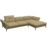 FLEXLUX Ecksofa »Salino, Funktionssofa mit Recamiere, Relaxsofa, Ecksofa«, Sofa mit Arm- und Kopfteil-Verstellungen, Kaltschaum & Stahl-Wellen