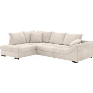 Mr. Couch Ecksofa »Allegro, L-Form«, mit Hochschläfer-Bettauszug, wahlweise mit Kaltschaum