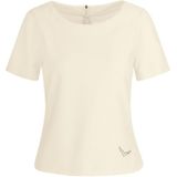Trigema Sweatshirt »TRIGEMA Shirt mit kurzen Ärmeln mit Kristallsteinen«