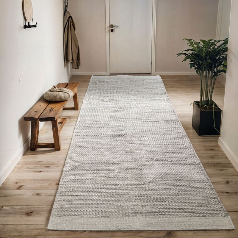 Myflair Möbel & Accessoires Wollteppich »WOOLY DREAM«, rechteckig, 10 mm Höhe, handgewebter Wendeteppich, meliert, reine Wolle, Wohnzimmer