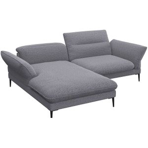 FLEXLUX Ecksofa »Salino, Funktionssofa mit Recamiere, Relaxsofa, Ecksofa«, Sofa mit Arm- und Kopfteil-Verstellungen, Kaltschaum & Stahl-Wellen
