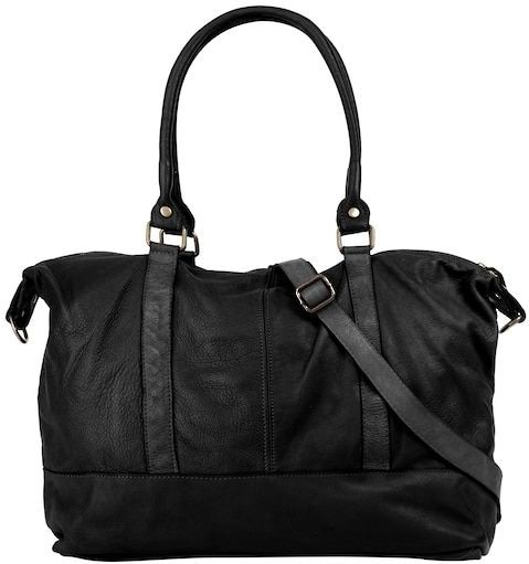 Samantha Look Reisetasche, echt Leder, Made in Italy
