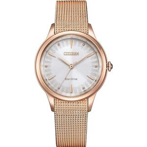 Citizen Solaruhr, Armbanduhr, Damenuhr, Edelstahlarmband, analog