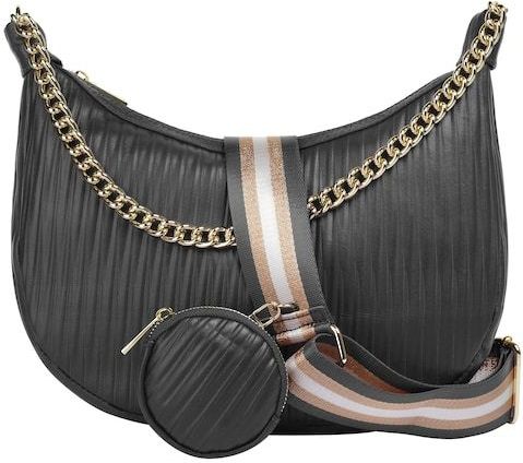 Cluty Umhängetasche, echt Leder, Made in Italy