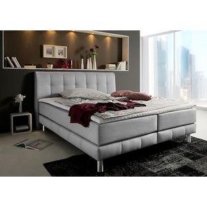 Places of Style Boxspringbett Cafone, inkl. Topper, 5 Breiten, 3 Matratzenarten und 3 Härtegraden wählbar