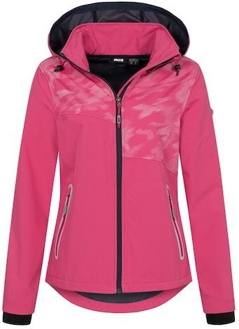 LPO Softshelljacke »MECATINA PEAK III WMN«, mit abnehmbarer Kapuze