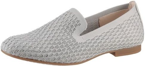 Gabor Slipper, Blockabsatz, Loafer, Bequemschuh mit funkelnden Strass-Steinen