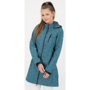 DEPROC Active Softshelljacke »SHELBY LONG«, leichter Softshell Kurzmantel mit abnehmbarer Kapuze