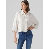 Vero Moda Hemdbluse »VMNATALI CROP SHIRT WVN NOOS«