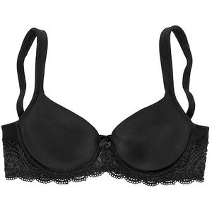 LASCANA Schalen-BH, mit Bügel, nahtlos vorgeformte Cups, Spitzendetails, Dessous