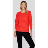 Rabe 3/4-Arm-Shirt, mit Wellenstruktur