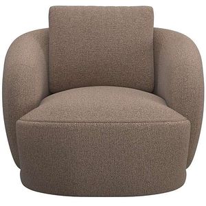 FLEXLUX Sessel »Torino, rund, drehbar, Einzelsofa, Polstersessel,«, Modernes, organisches Sessel-Design, Kaltschaum, Wellenunterfederung