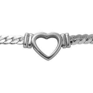 Firetti Kette mit Anhänger »Schmuck Geschenk Edelstahl Halsschmuck Halskette Panzerkette Herz«, Made in Germany