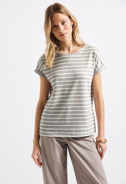 STREET ONE Shirttop, mit Streifenmuster