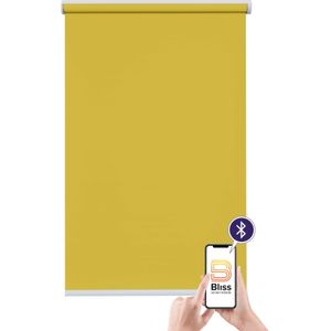 sunlines Elektrisches Rollo »New York«, Lichtschutz, Sichtschutz, mit Bohren, freihängend, appgesteuert via Bluetooth, mit Motor und Akku, weißer Fallstab
