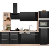 KOCHSTATION Küchenzeile »KS-Brindisi Breite 280 cm«, wahlweise mit E-Geräten und Induktion, mit MDF-Fronten und Regal