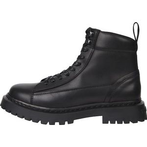 Tommy Jeans Schnürstiefelette »TJM LACE UP BOOT«, Blockabsatz, Schnürboots in derber Optik